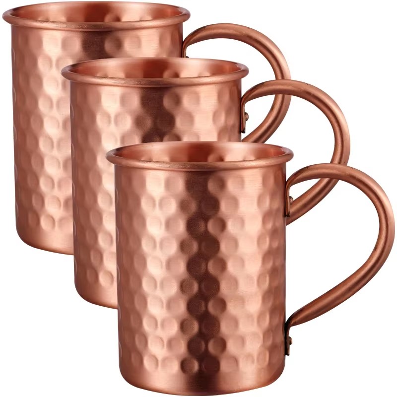 Mule Copper Mug - 100% Copper Moscow Mule Mug 1/2/3/4PCS