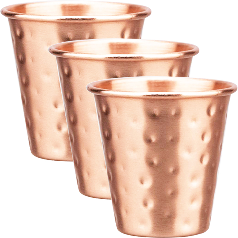 Mule Copper Mug - 3/4Pcs New 60ml 100% Copper Cups