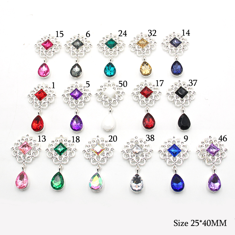 Cocktail Recipe Book - Shiny 25 * 46MM 10Pcs Crystal