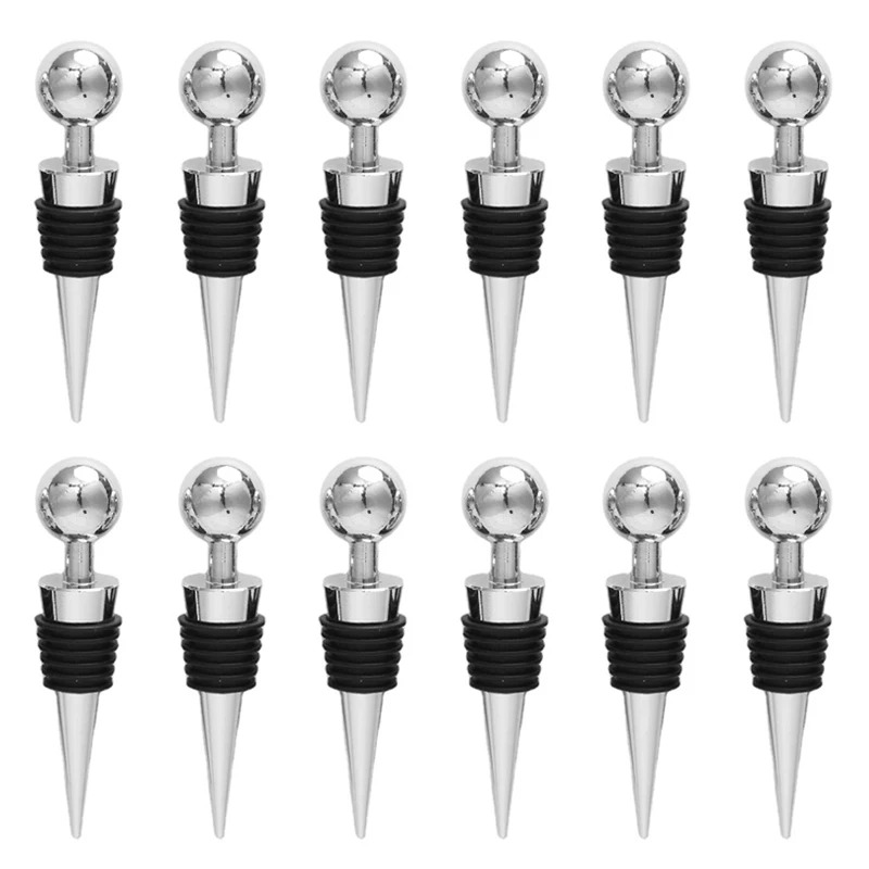 Wine Preservation Pump - 1/5/12pcs Plastic Bottle Stopper Wine Storage
