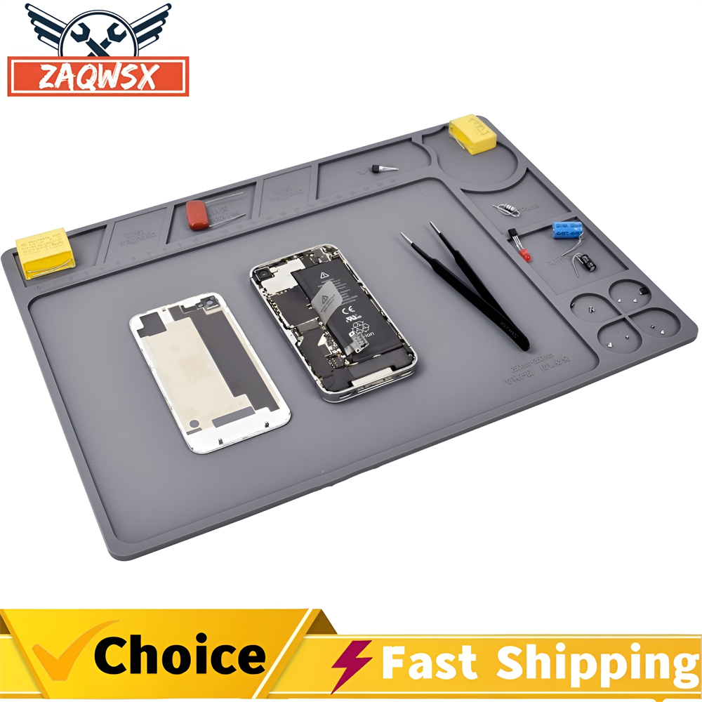 Bar Mat Rubber - Heat Insulation Magnetic Silicone Pad ESD