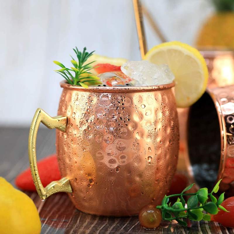 Mule Copper Mug - Mule Mug Stainless Steel Hammered Copper