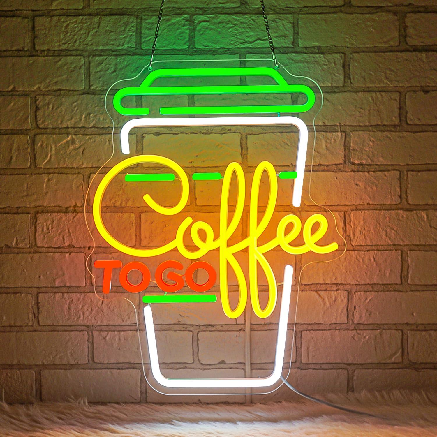 Home Bar And Kitchen - Coffee Neon Sign USB Dimmable LED