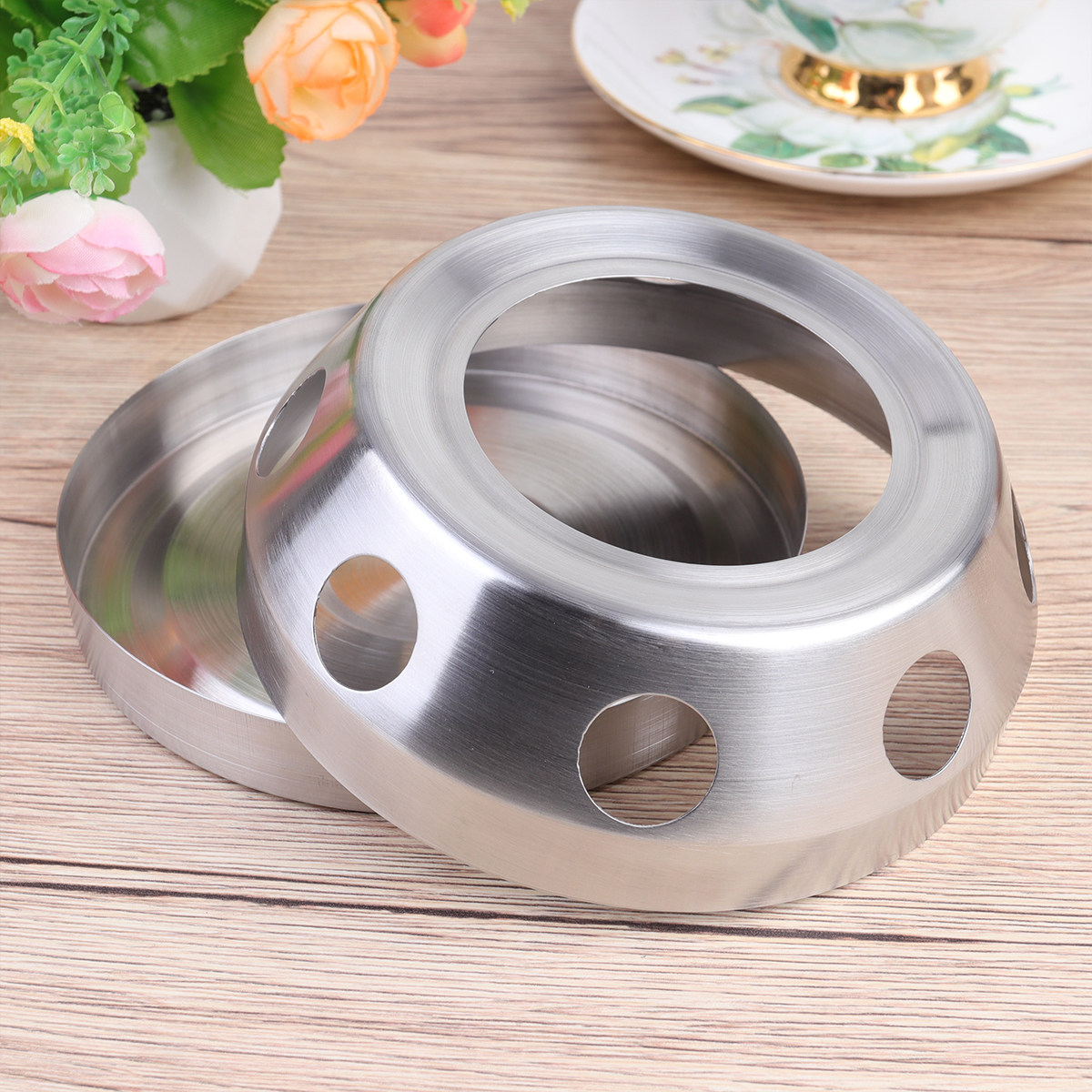 Home Bar And Coffee - Versatile Stainless Steel Tea Heater Holder
