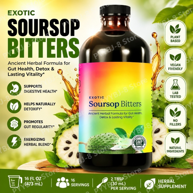 Bitters Bottle Set - Soursop Bitters Drops Liquid 473ml 15