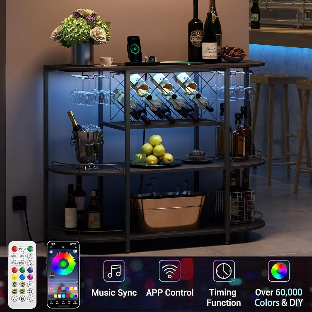 Black 3-Tier Coffee Table with - Home Bar And Kitchen recension och pris