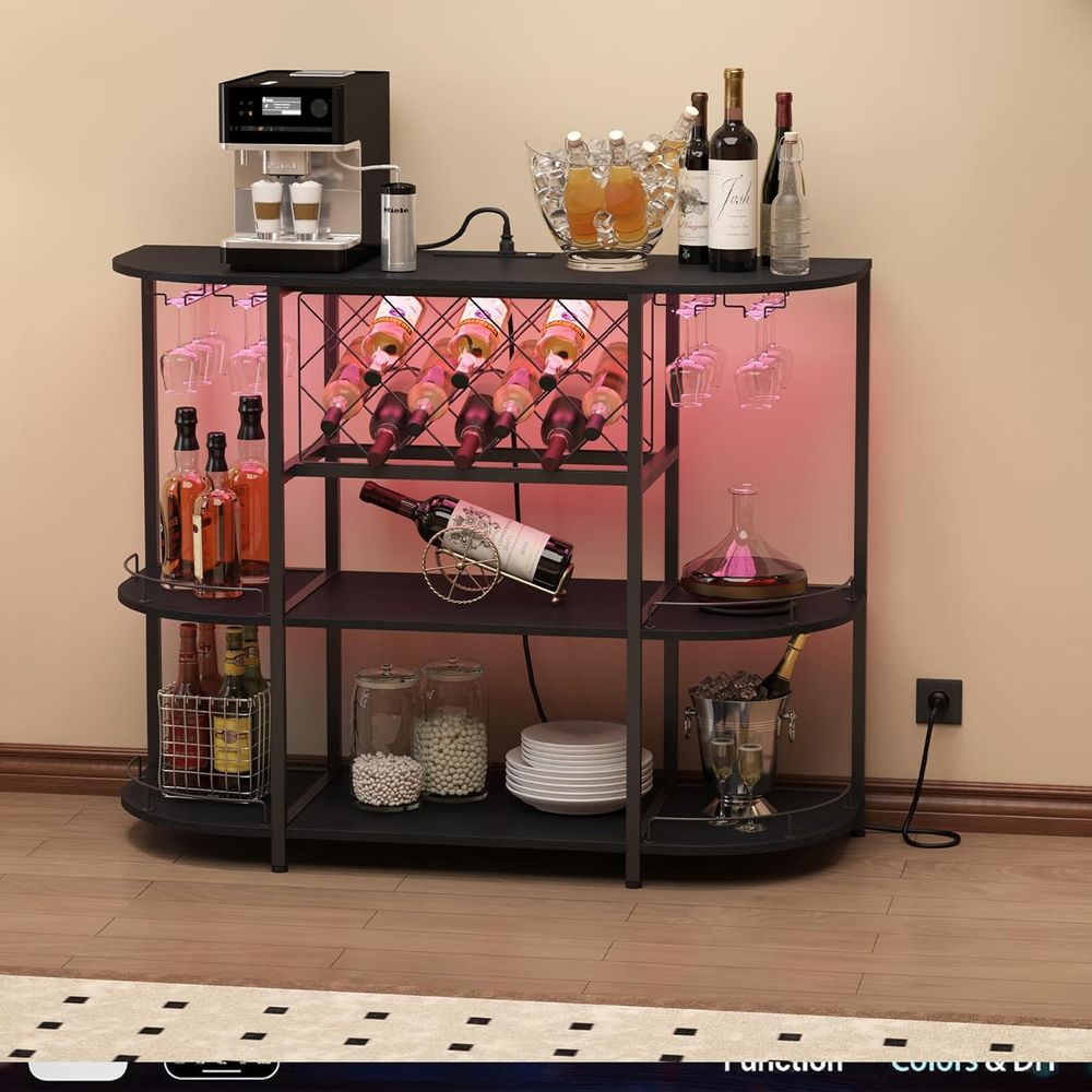 Black 3-Tier Coffee Table with - Home Bar And Kitchen recension och pris