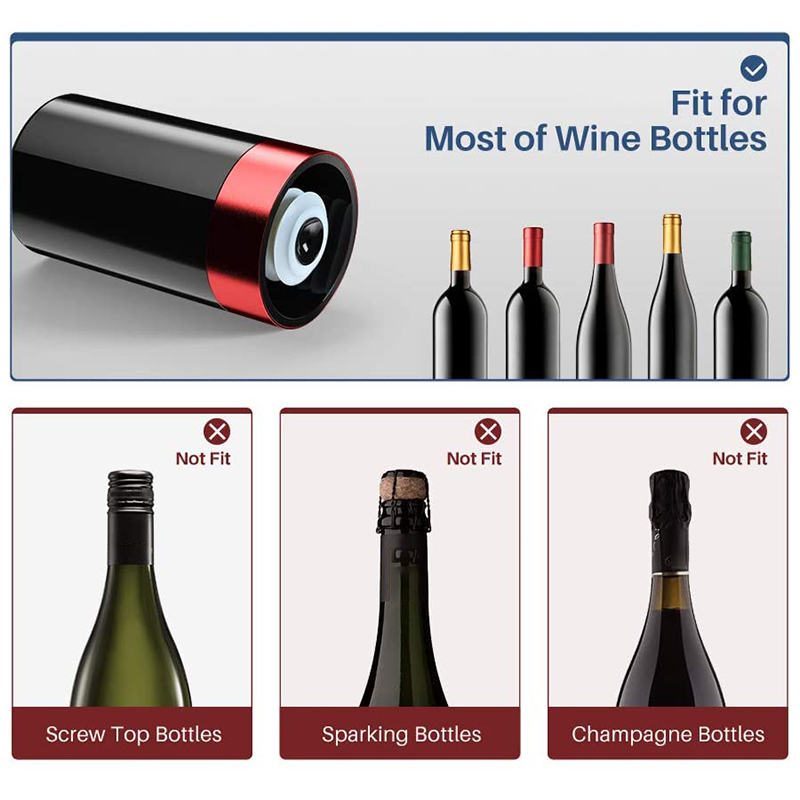 Wine Stopper Vacuum Electric W - Wine Preservation Pump recension och pris