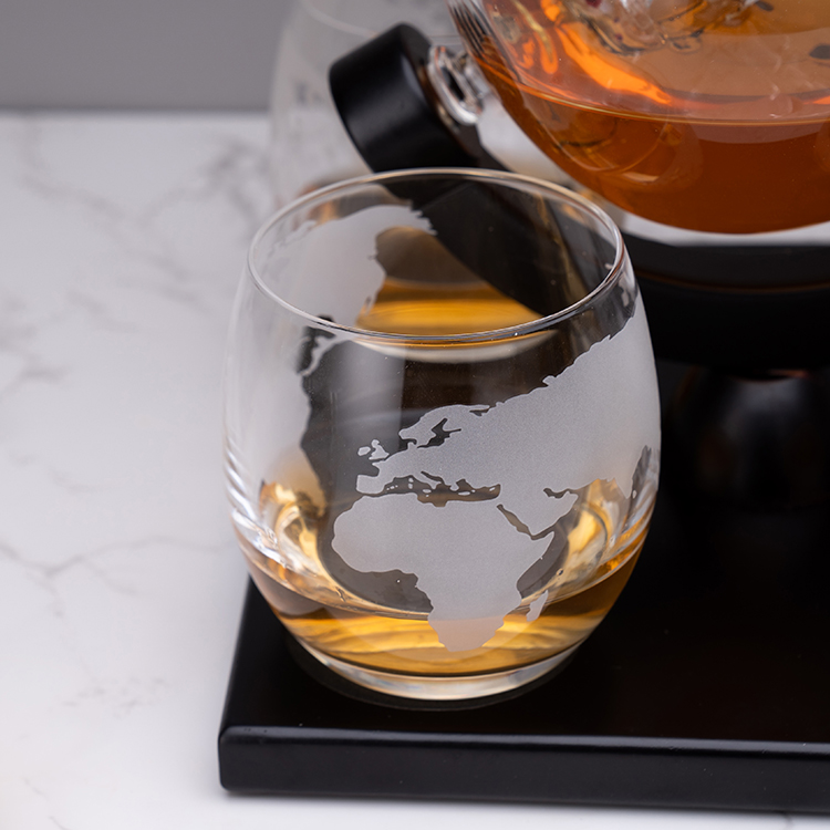 Factory Sale Custom 850ML High - Decanter Globe Set recension och pris