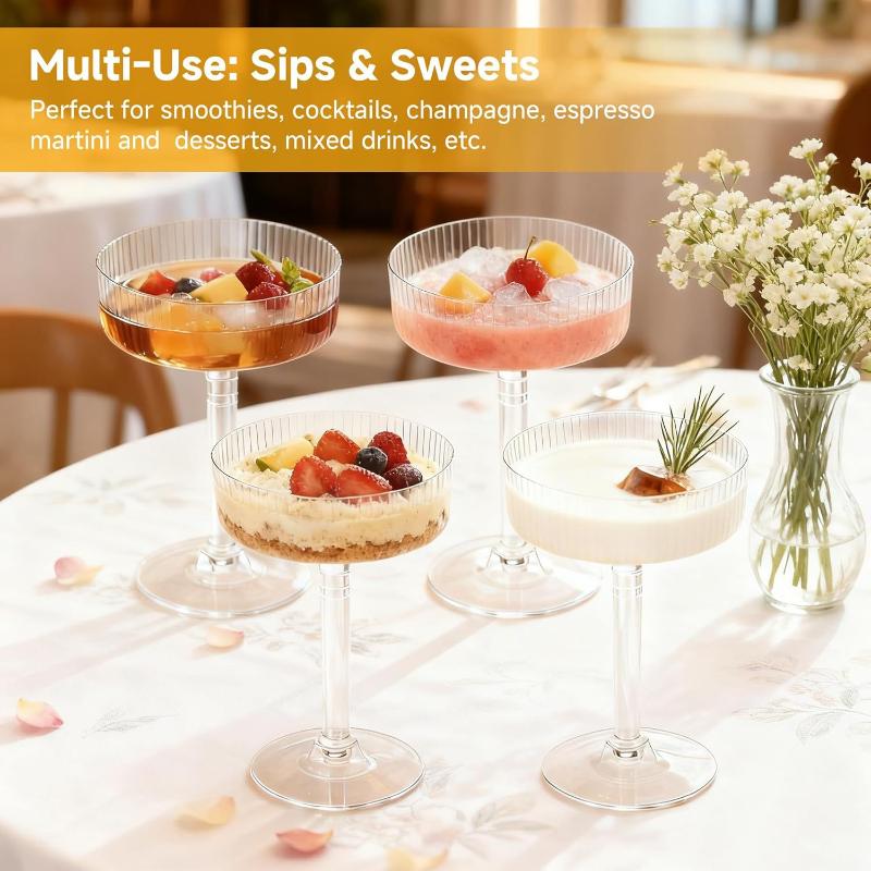 Clear Plastic Martini Dessert  - Home Bar Supplies recension och pris