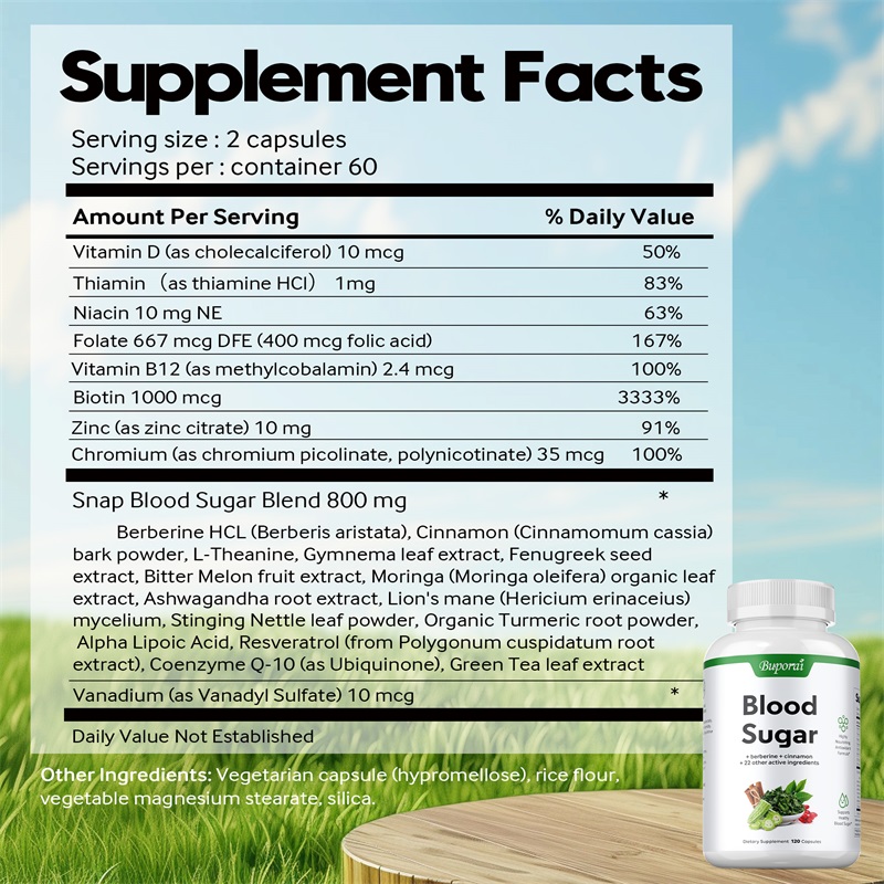 Blood Sugar Capsules - Support - Bitters Bottle Set recension och pris