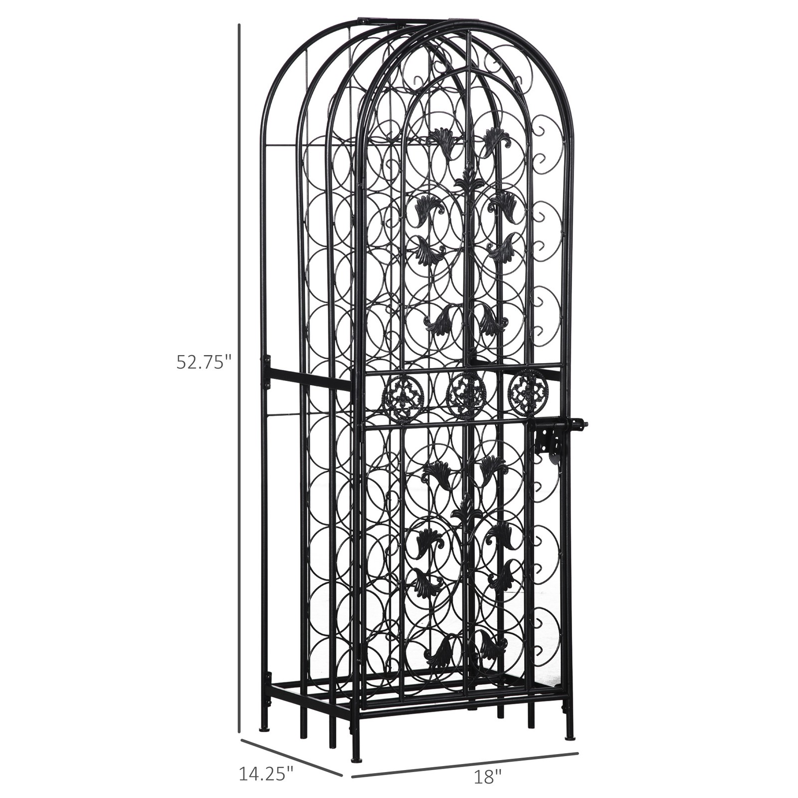 Free Standing Wine Rack 45 Bot - Home Bar Stand recension och pris