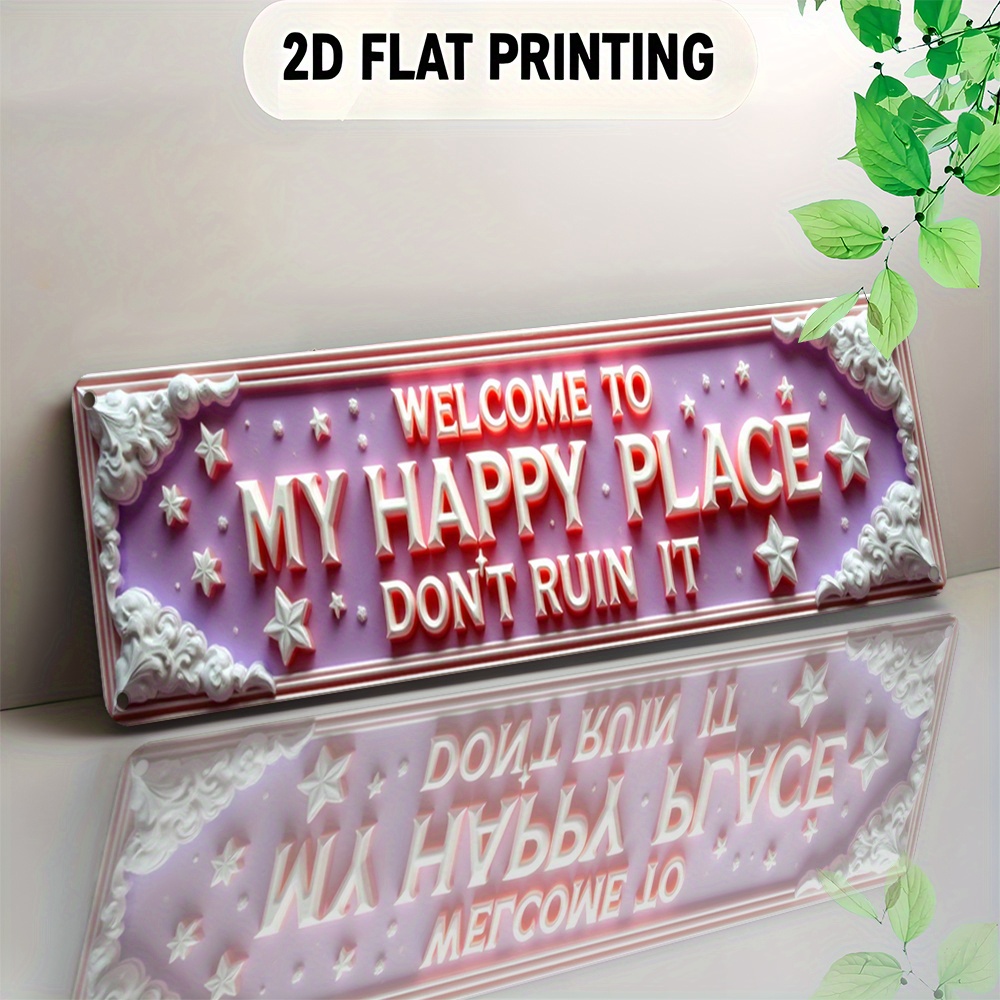 2D Metal Sign, Aluminum, Artis - Home Bar Word recension och pris