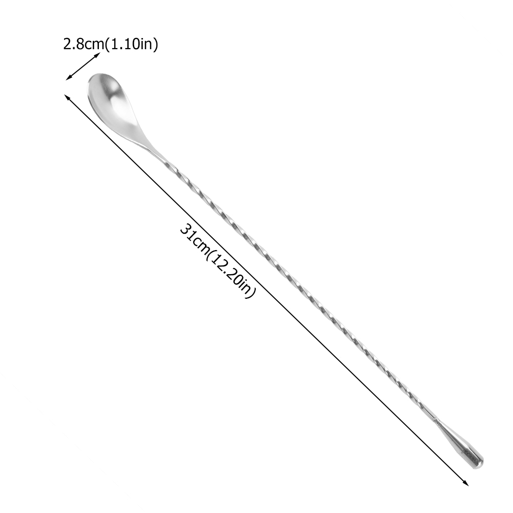 Long Stirring Spoon Stainless  - Bar Spoon Twisted recension och pris
