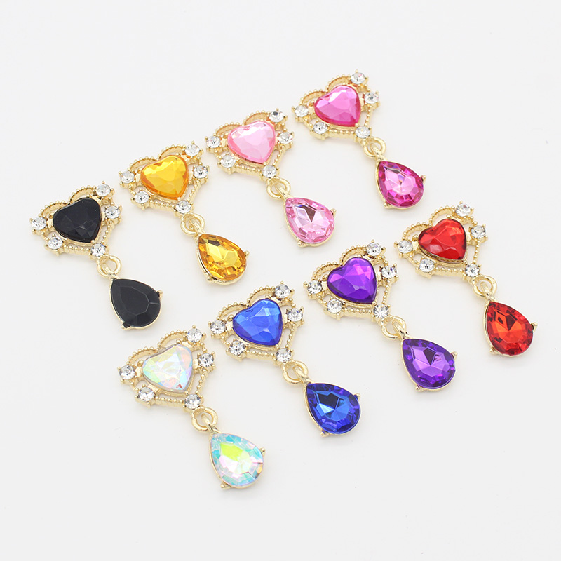 10Pc 20*40mm NEW Heart Crystal - Cocktail Recipe Book recension och pris