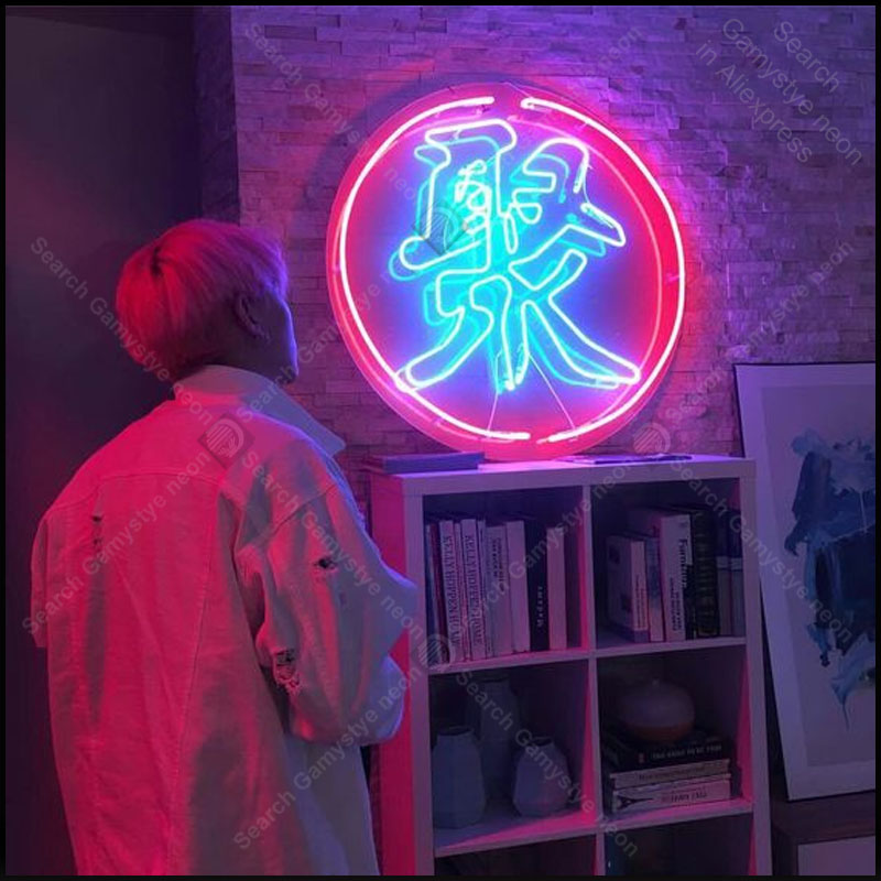 Chinese Word for Party Neon Bu - Home Bar Word recension och pris