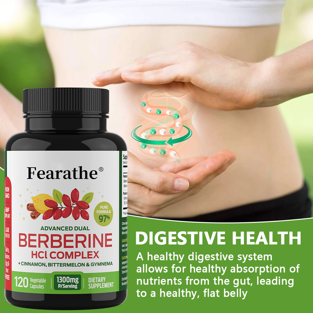 Berberine HCl Capsules with Bi - Bitters Bottle Set recension och pris