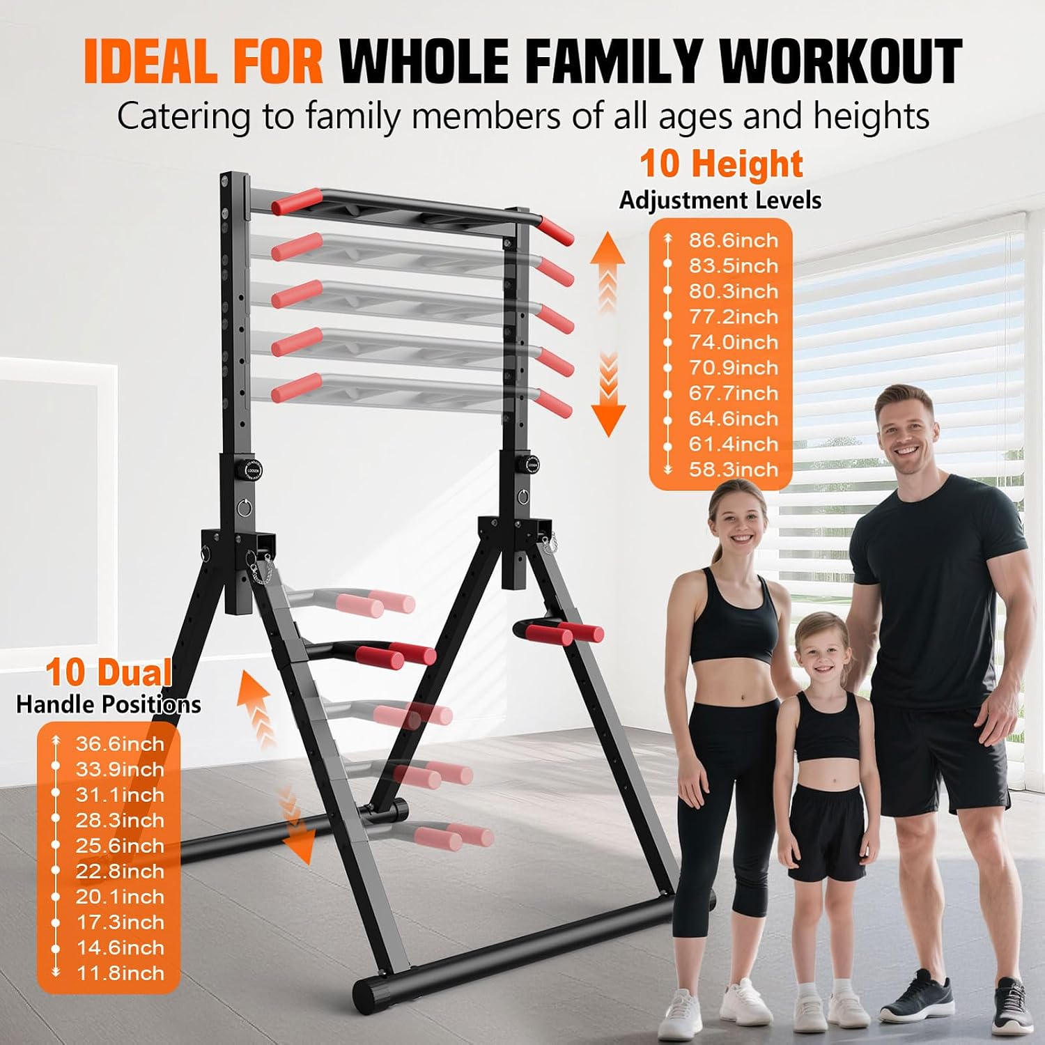 Foldable Power Tower Dip Stati - Home Bar Stand recension och pris