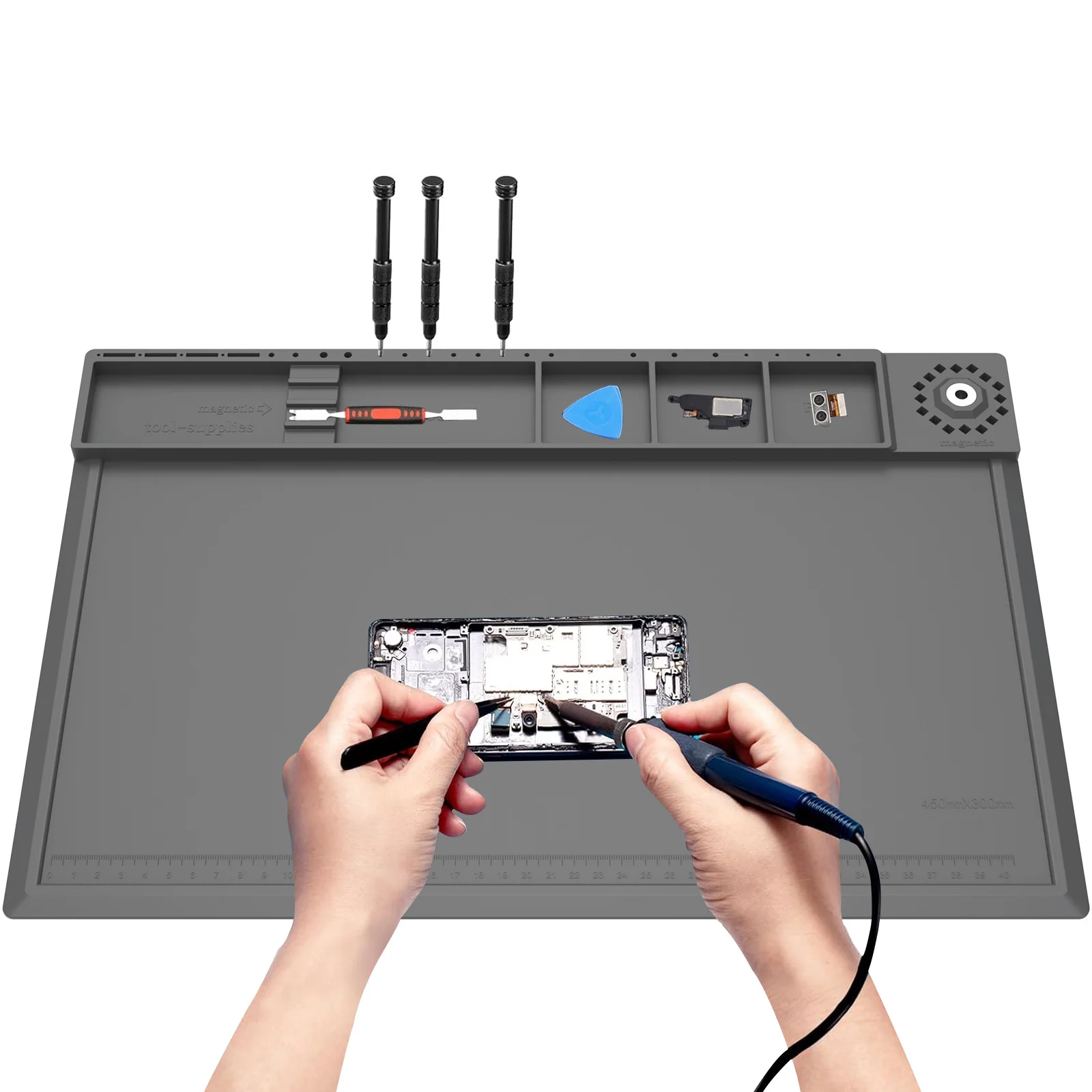 Soldering Station Mat Silicone - Bar Mat Rubber recension och pris