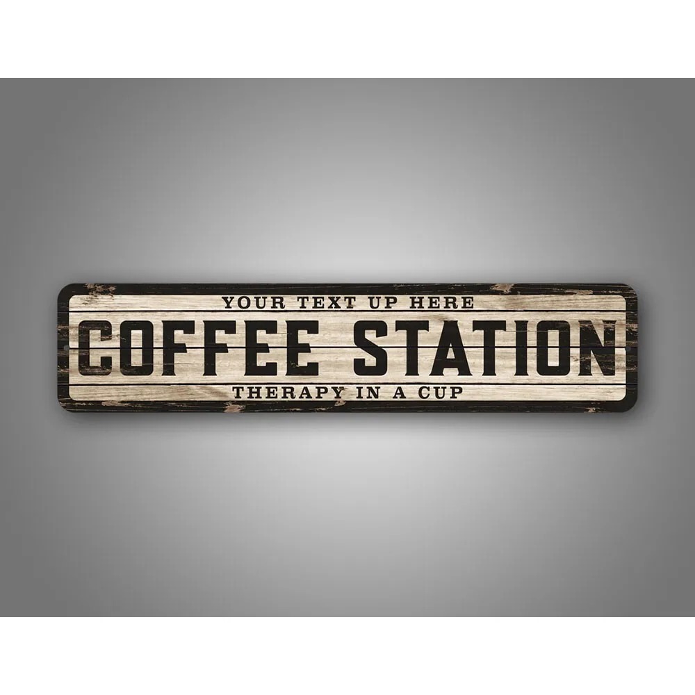 Custom Text Logo Weathered Woo - Home Bar And Kitchen recension och pris