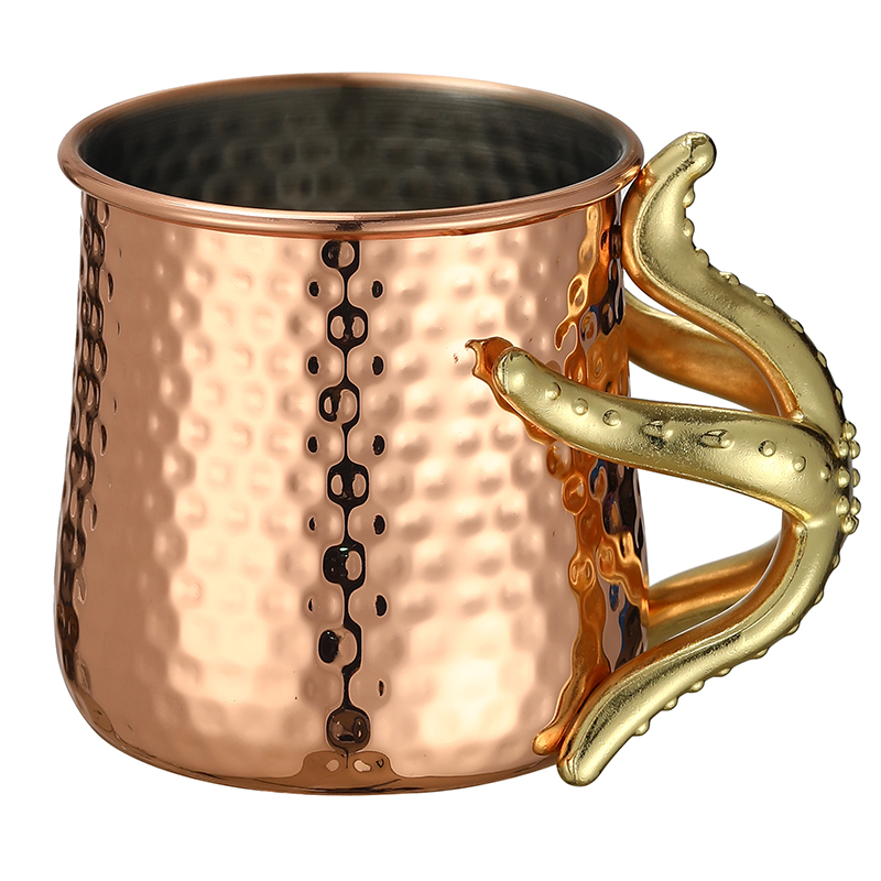 Hammered Copper Plated Stainle - Mule Copper Mug recension och pris