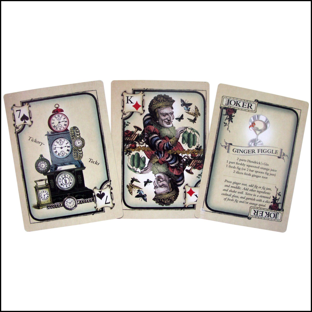 Hendrick's Gin Playing Cards D - Cocktail Recipe Book recension och pris