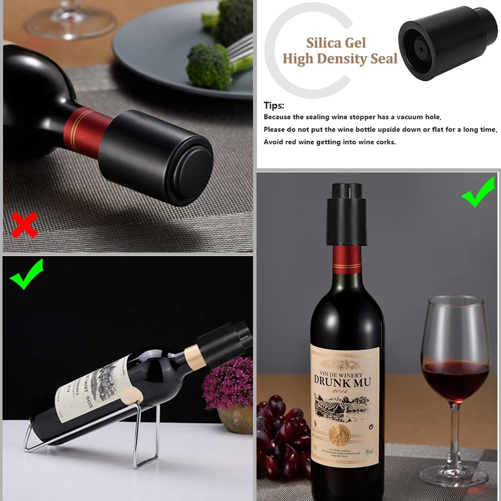 Vacuum Wine Bottle Stopper Sea - Wine Preservation Pump recension och pris