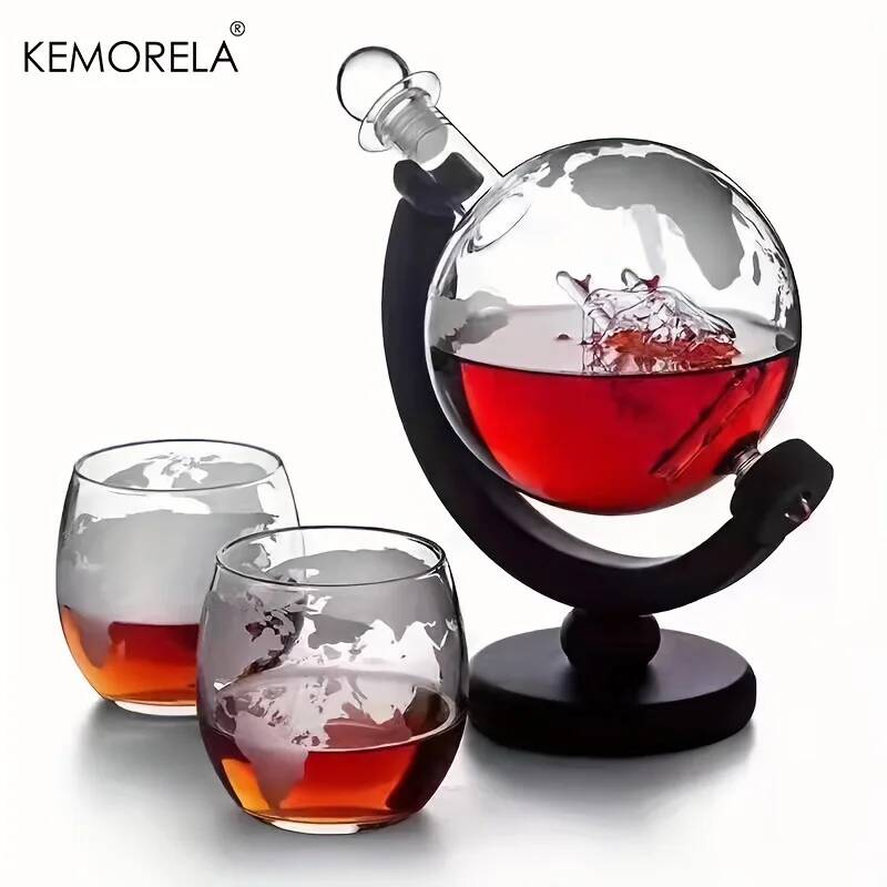 900ML Globe Whiskey Decanter S - Decanter Globe Set recension och pris