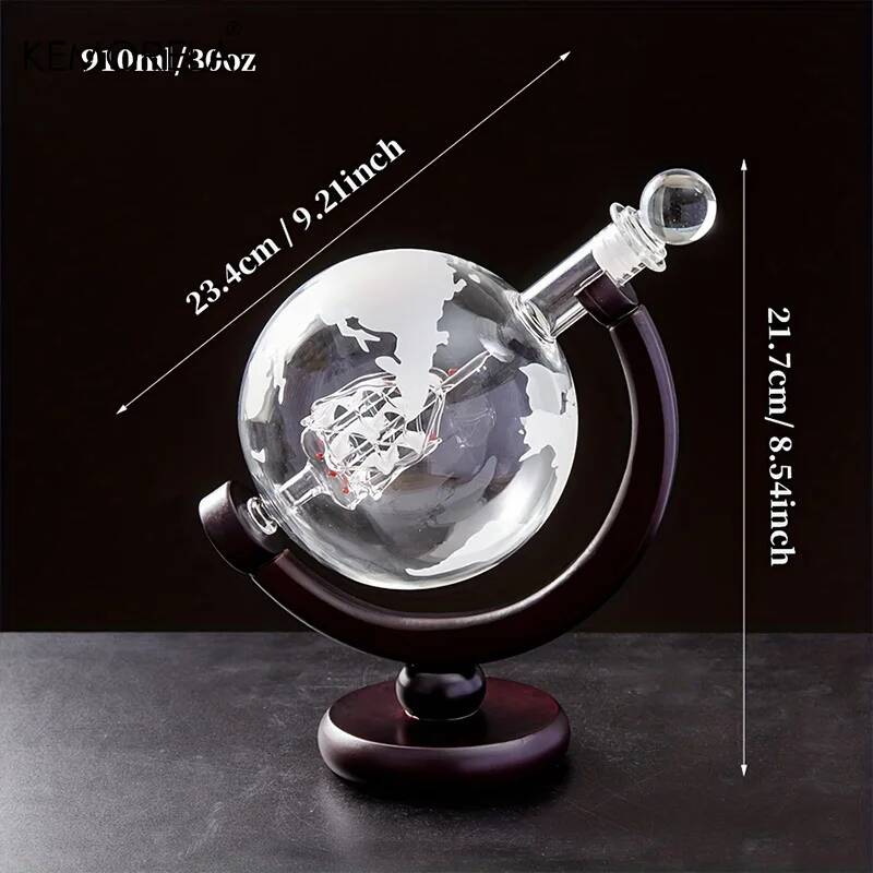 900ML Globe Whiskey Decanter S - Decanter Globe Set recension och pris