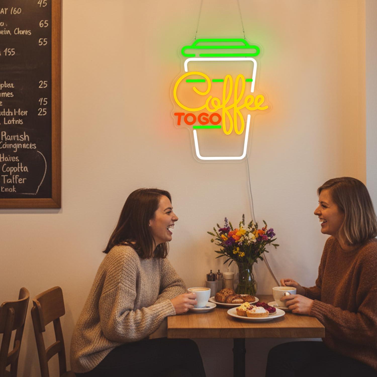 Coffee Neon Sign USB Dimmable  - Home Bar And Kitchen recension och pris