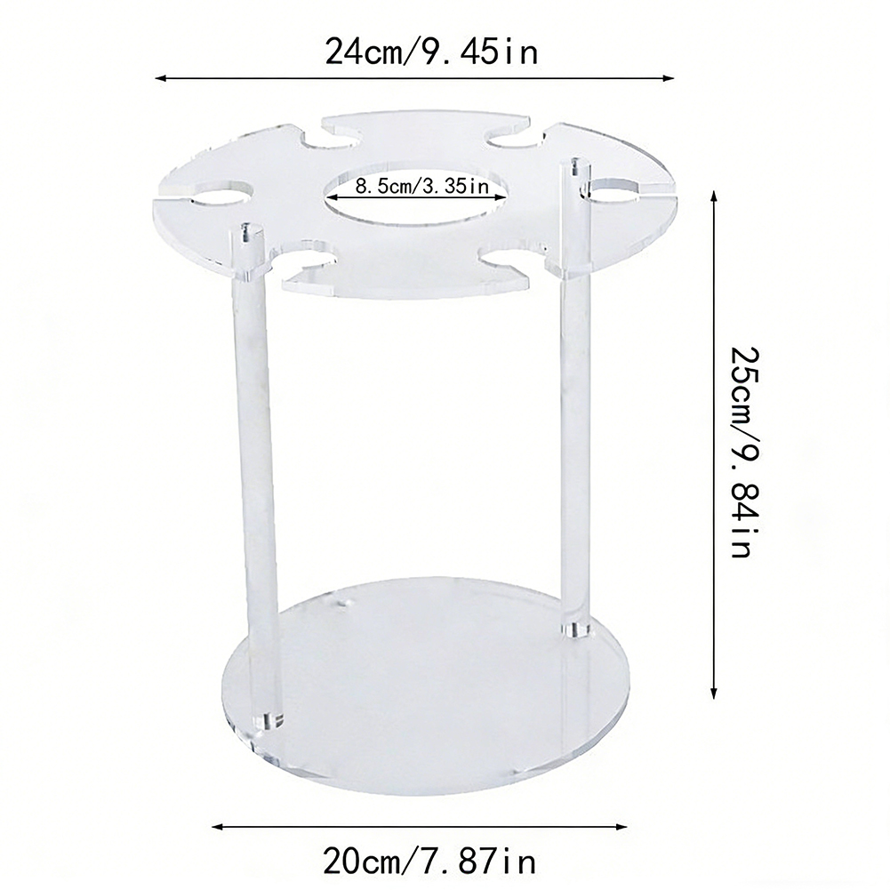 Transparent Wine Glass Rack 6  - Home Bar Stand recension och pris