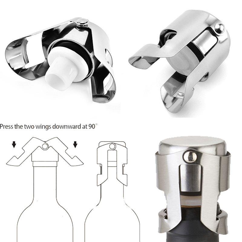 Champagne Stopper Sparkling Wi - Wine Preservation Pump recension och pris