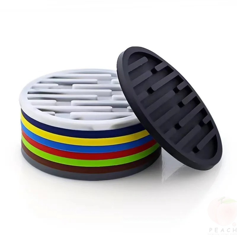 10cm Silicone Coasters Round H - Bar Mat Rubber recension och pris