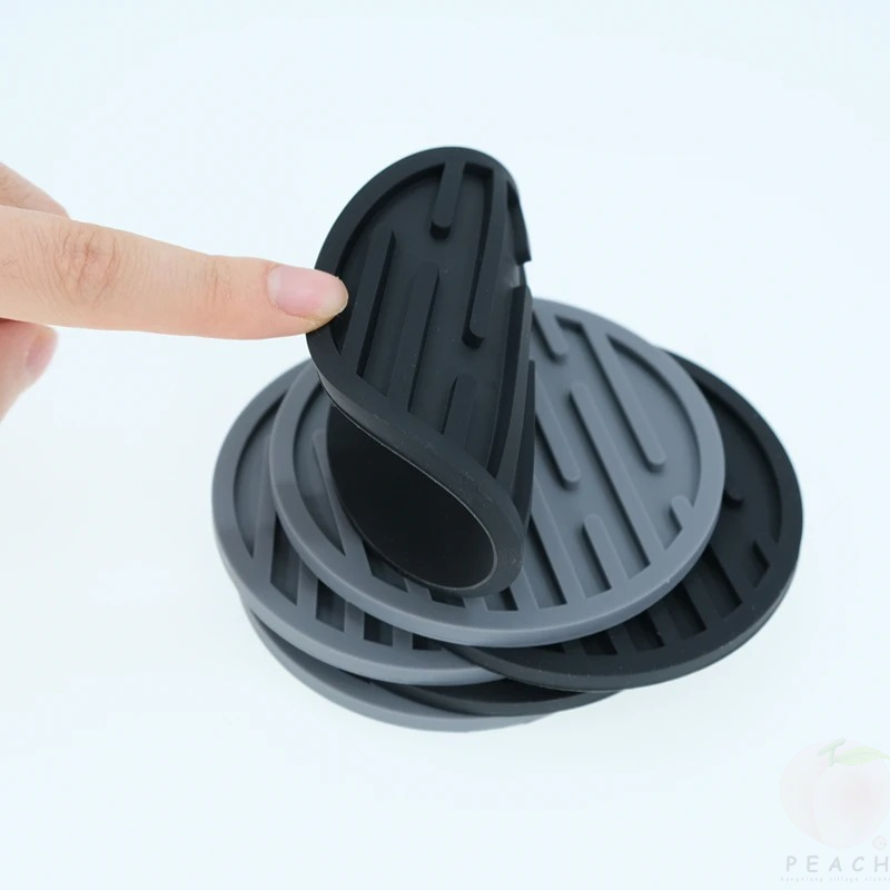 10cm Silicone Coasters Round H - Bar Mat Rubber recension och pris