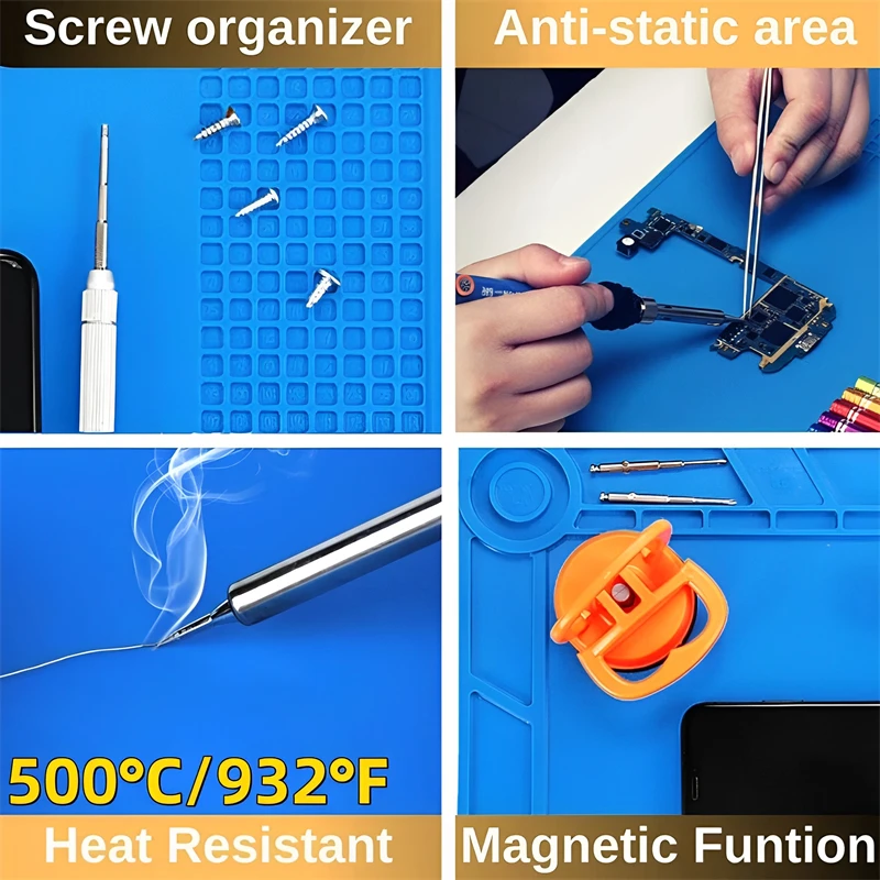 Silicone Soldering Mat ESD Ant - Bar Mat Rubber recension och pris