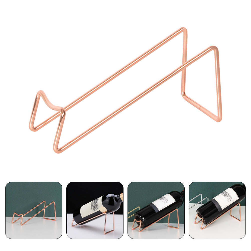 Minimalist Iron Wine Holder Si - Home Bar Stand recension och pris