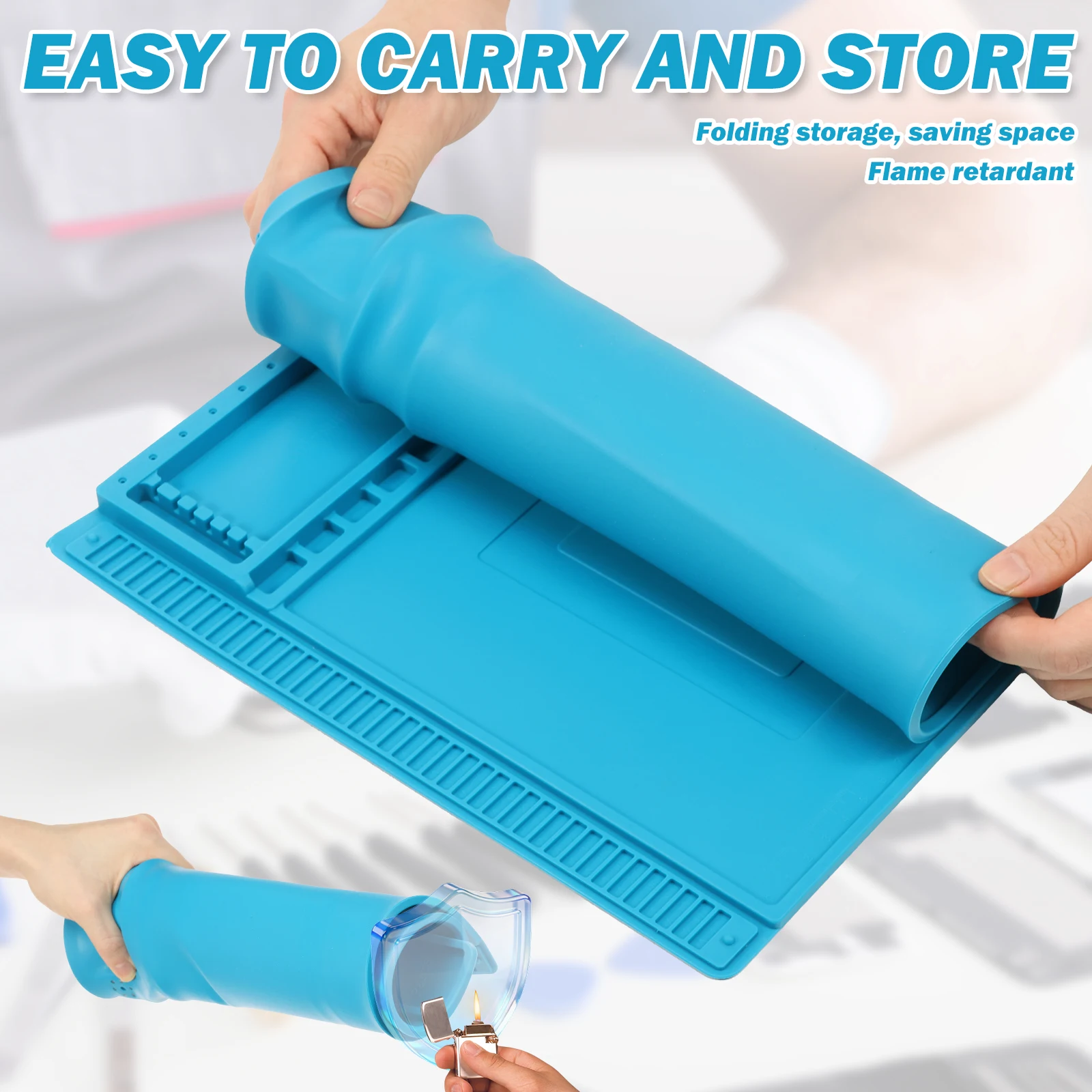 45x30cm Silicone Soldering Mat - Bar Mat Rubber recension och pris
