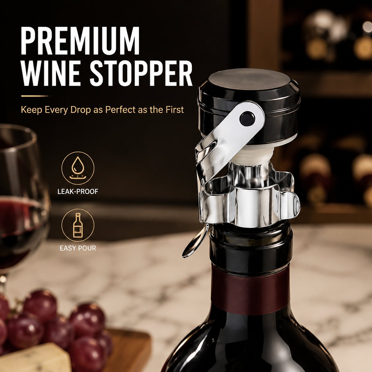 Cabilock 3pcs Stainless Steel  - Wine Preservation Pump recension och pris