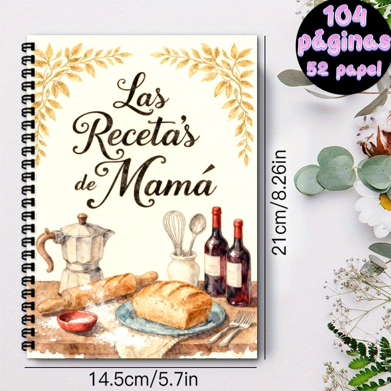 Español Recipe Notebook A5 Rec - Cocktail Recipe Book recension och pris
